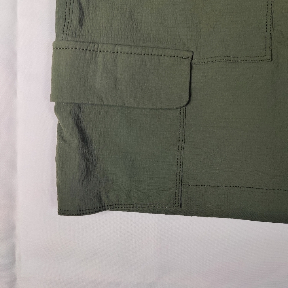 Athleta Trekkie Skort Skirt Olive Khaki Green Size 4 Tennis Athleisure Outdoors - Picture 8 of 13